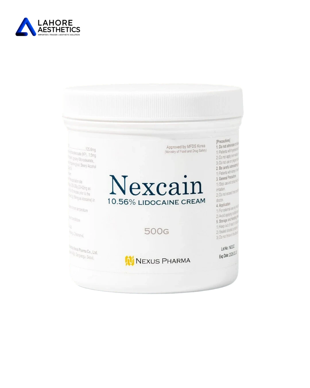 Nexcain Numbing Cream 10.56% Korean